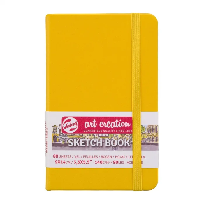 Supertrend Art Creation Sketchbook Sert Kapak Eskiz Çizim Defteri 140 gr. 9x14 cm. 80 yp. PASTEL SARI