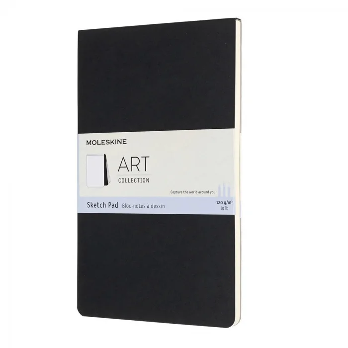 Supertrend Art Sketchbook Yumuşak Kapak Eskiz Çizim Defteri 13x21 cm. 120 gr. 48 Sayfa Siyah