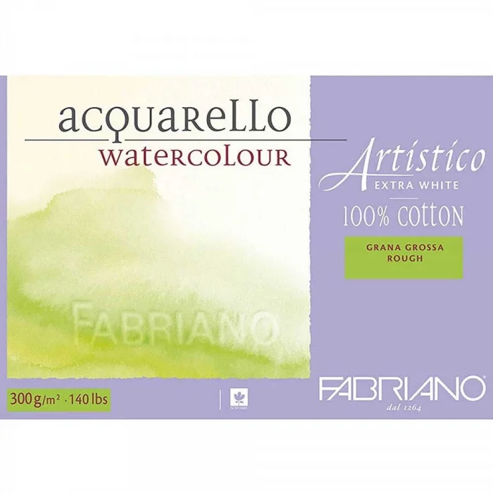 Supertrend Artistico Extra White Sulu Boya Defteri Blok Rough - Kalın Doku 300 gr. 26x36 cm. 12 yaprak