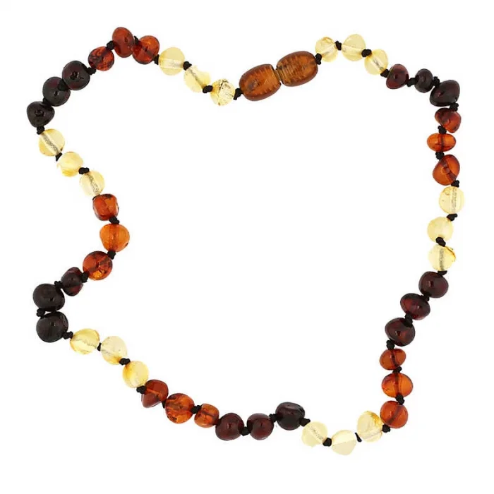 Supertrend Bebek Damla Kehribar Diş Kolye