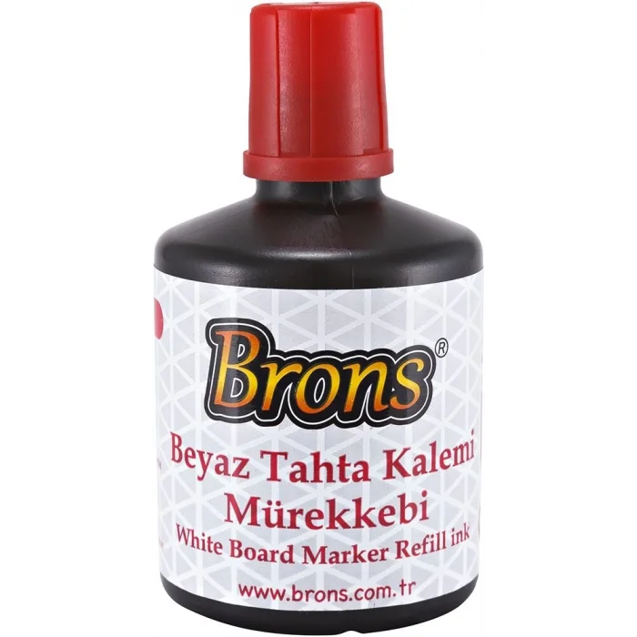 Supertrend Beyaz Tahta Kalemi Mürekkebi 100 cc. Kırmızı