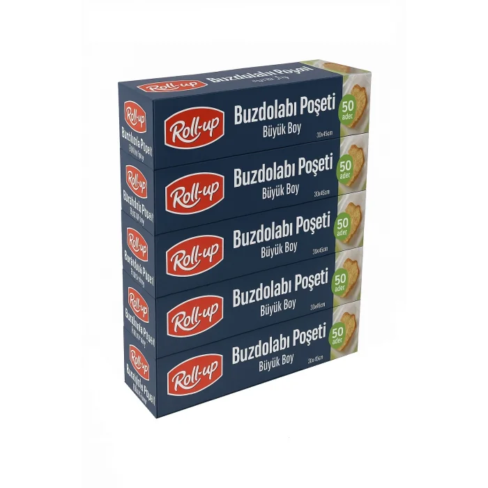 Supertrend Büyük Boy Buzdolabı Poşeti 30x45cm 50li x 5 Paket (250 Adet)