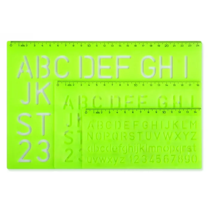 Supertrend Büyük Harf Yazı Şablonu Seti 10-20-30 mm.