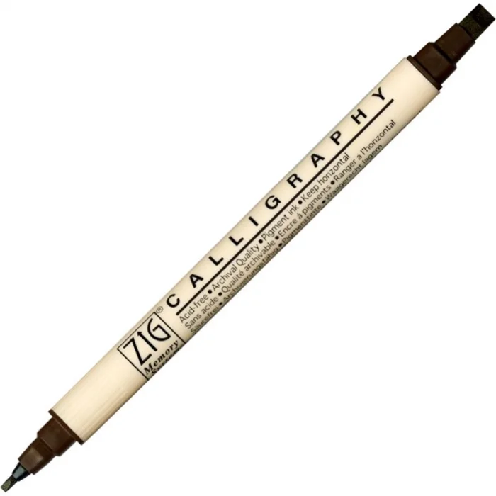 Supertrend Calligraphy Çift Uçlu Kaligrafi Kalemi 2 mm. + 5 mm. 062 Chocolate