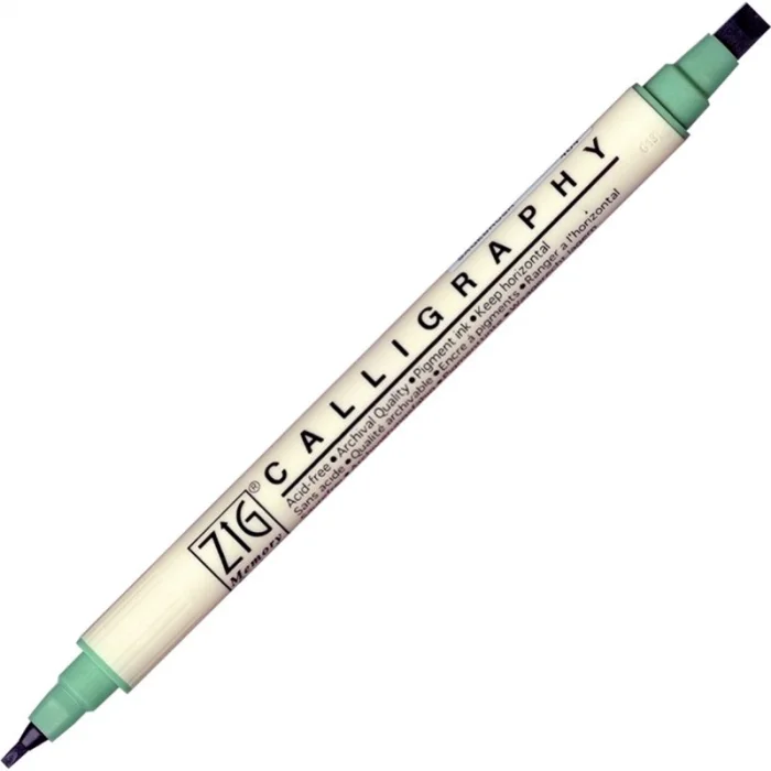 Supertrend Calligraphy Çift Uçlu Kaligrafi Kalemi 2 mm. + 5 mm. 404 Sage Brush