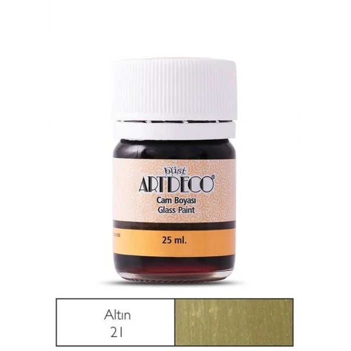 Supertrend Cam Vitray Boyası 25 ml. 21 METALİK ALTIN