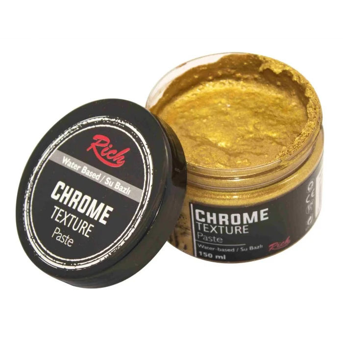 Supertrend Chrome Texture Rölyef Pasta 150 ml. 9206 ANTİK GOLD