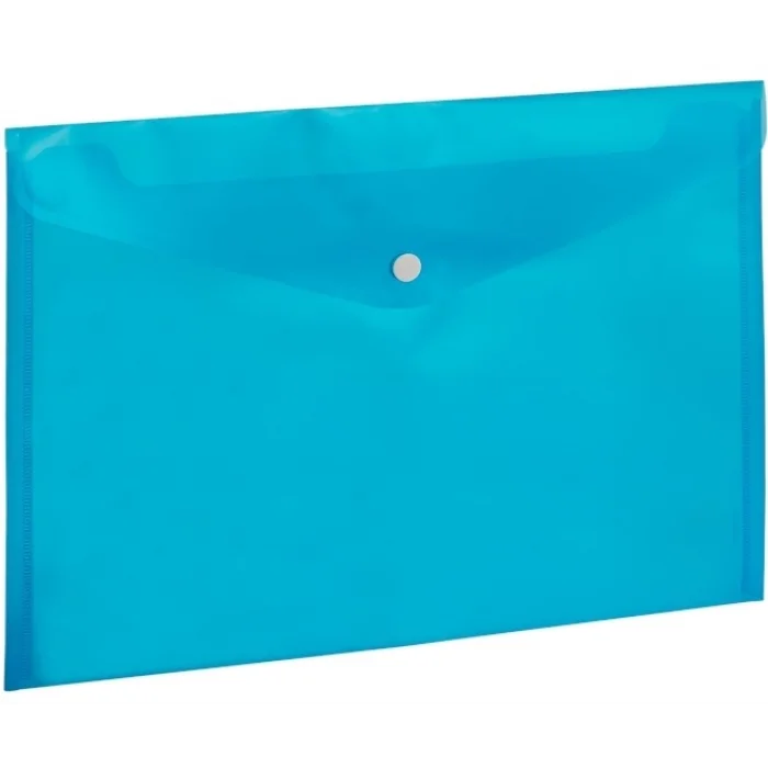 Supertrend Çıtçıtlı Dosya A4 ŞEFFAF MAVİ