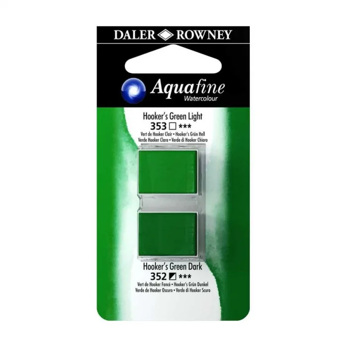 Supertrend Aquafine 1/2 Tablet Sulu Boya 2li Set HOOKERS GREEN LIGHT / HOOKERS GREEN DARK