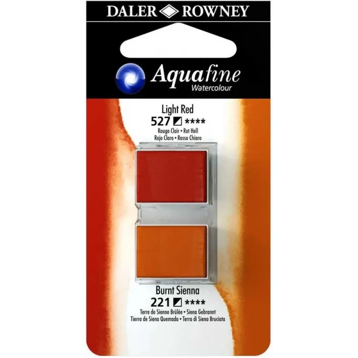 Supertrend Aquafine 1/2 Tablet Sulu Boya 2li Set LIGHT RED / BURNT SIENNA