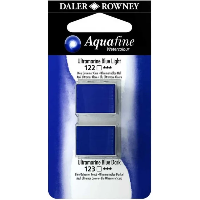 Supertrend Aquafine 1/2 Tablet Sulu Boya 2li Set ULTRAMARINE BLUE LIGHT / ULTRAMARINE BLUE