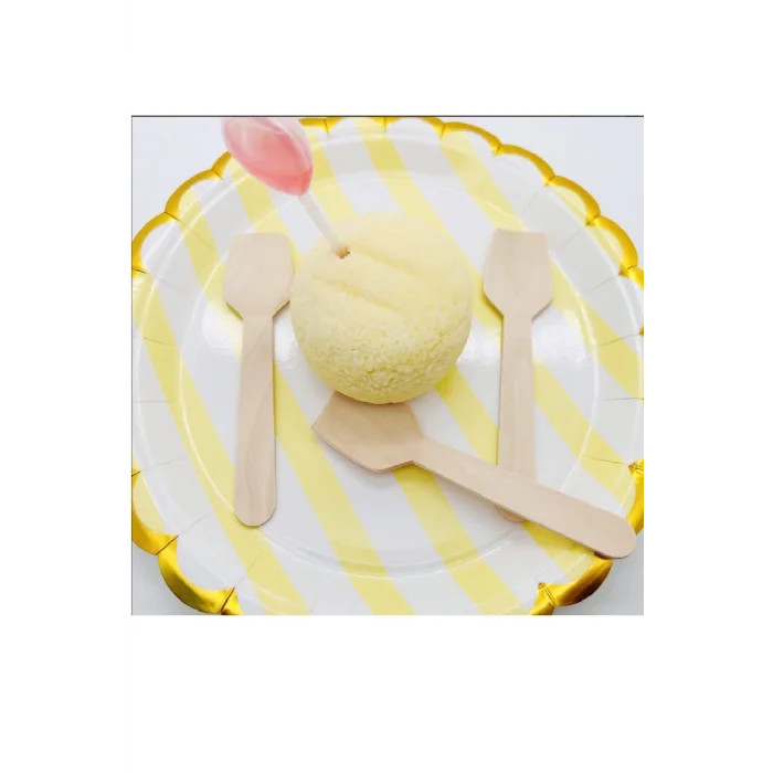 Supertrend Doğa Dostu Ahşap Dondurma Kaşığı 100lü Paket