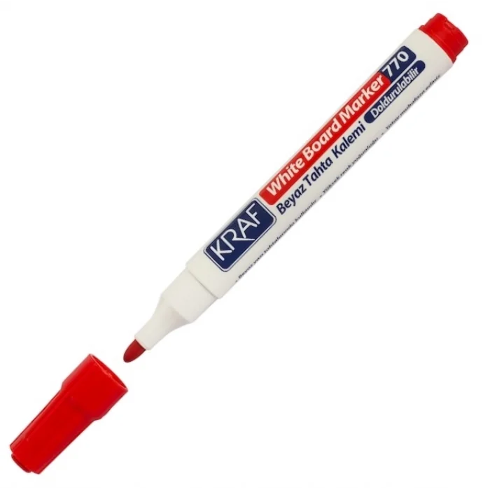 Supertrend Doldurulabilir Beyaz Tahta Kalemi KIRMIZI