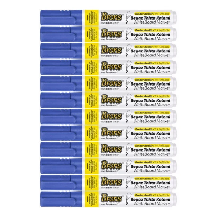 Supertrend Doldurulabilir Tahta Kalemi Mavi 12li Kutu