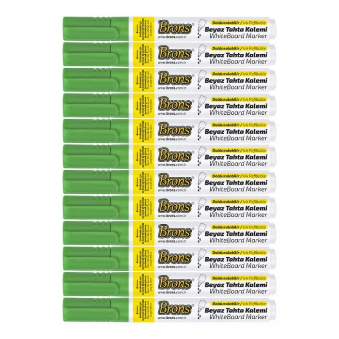 Supertrend Doldurulabilir Tahta Kalemi Yeşil 12li Kutu