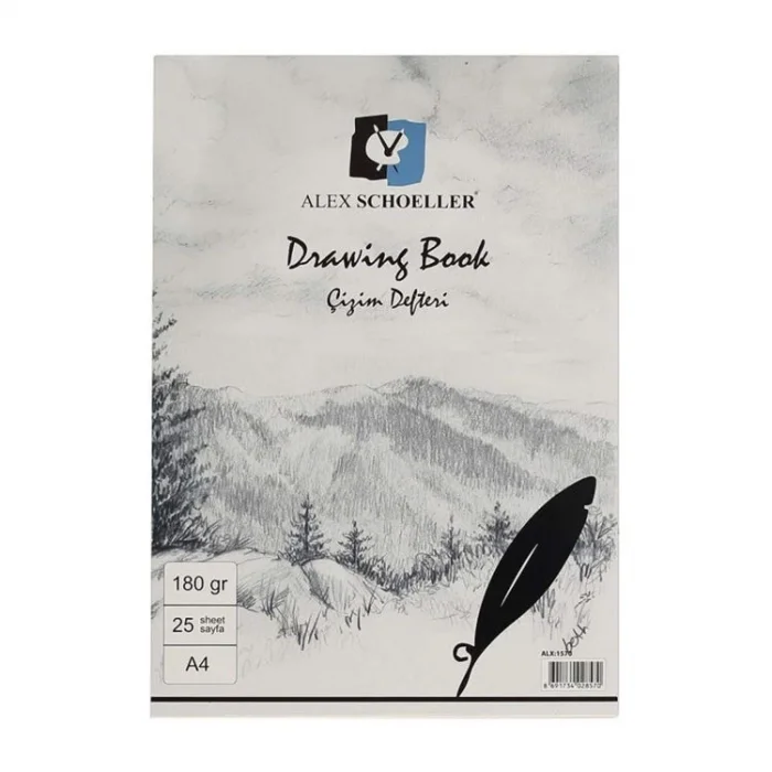 Supertrend Drawing Book Eskiz Çizim Defteri 180 gr. A4 25 yp.