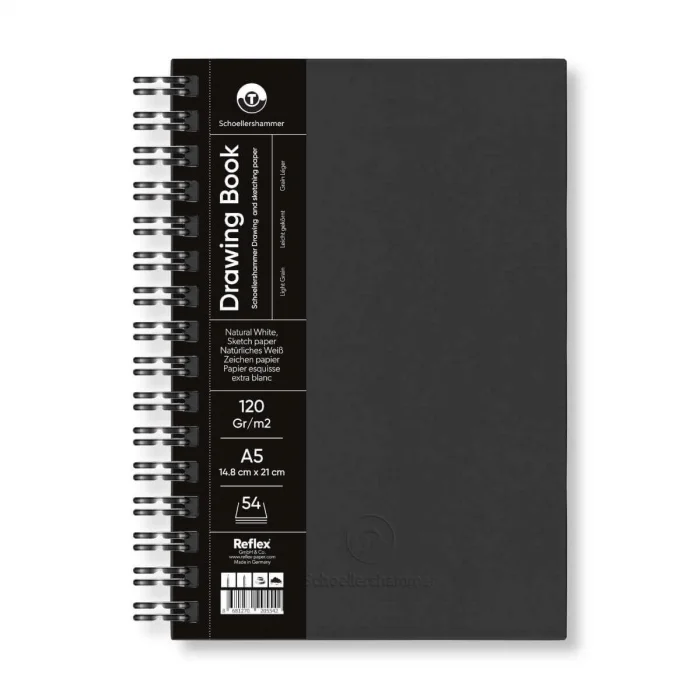 Supertrend Drawing Pad Sert Kapak Eskiz Çizim Defteri 120 gr. A5 54 yaprak SİYAH