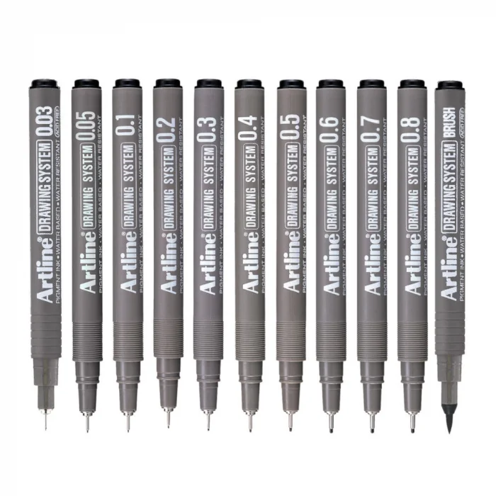 Supertrend Drawing System Teknik Çizim Kalemi Seti 11li