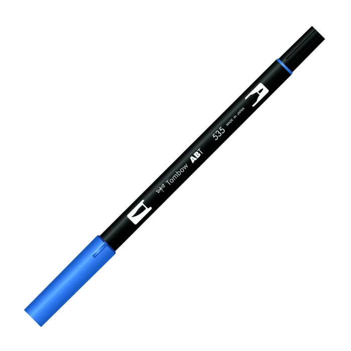 Supertrend Dual Brush Pen Grafik Çizim Kalemi 535 Cobalt Blue