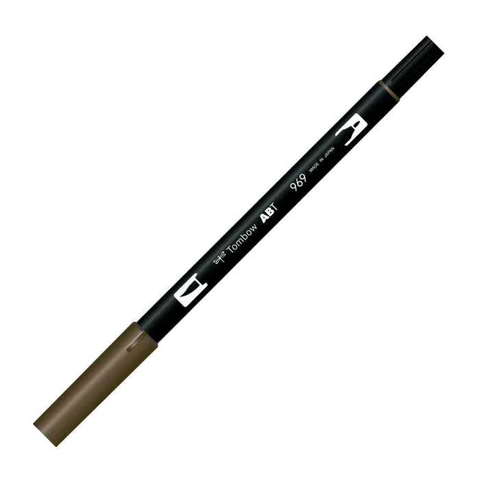 Supertrend Dual Brush Pen Grafik Çizim Kalemi 969 Chocolate