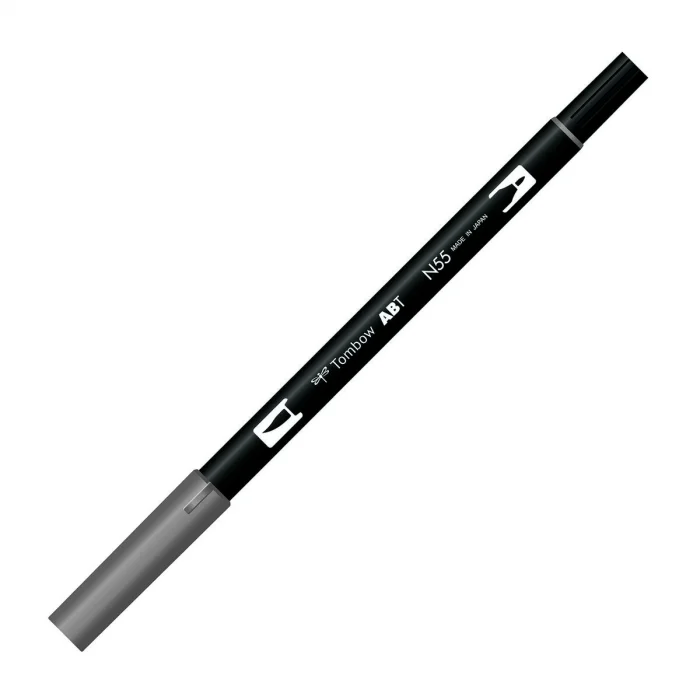 Supertrend Dual Brush Pen Grafik Çizim Kalemi N55 Cool Gray 7