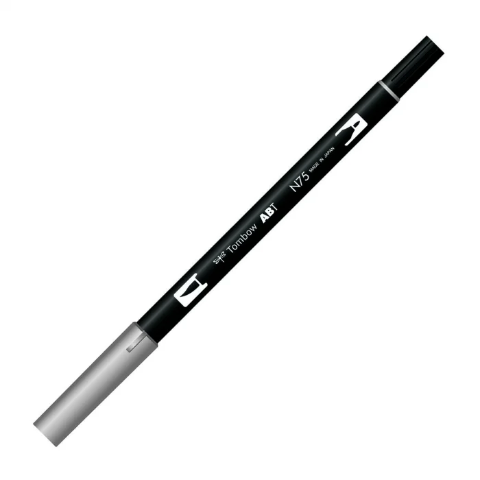 Supertrend Dual Brush Pen Grafik Çizim Kalemi N75 Cool Gray 3