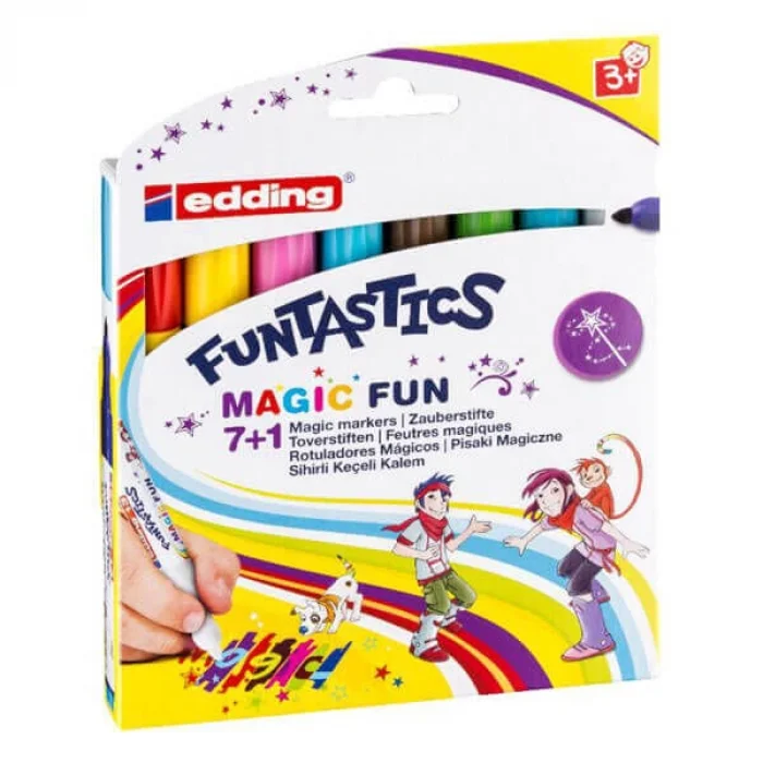 Supertrend E-13 Funtastics Sihirli Keçeli Kalem 8 Renk