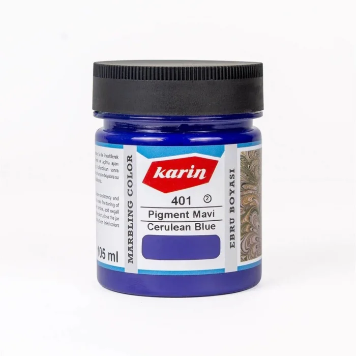 Supertrend Ebru Boyası 105 ml. 401 Pigment Mavi