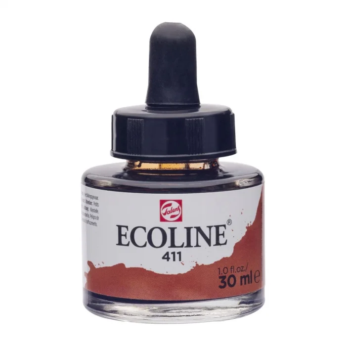 Supertrend Ecoline Sıvı Suluboya 30 ml. 411 Burnt Sienna