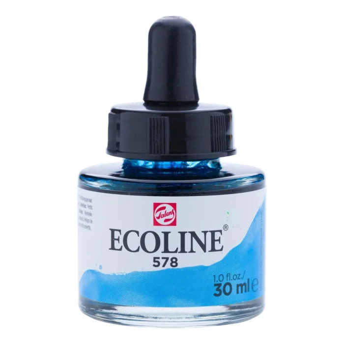 Supertrend Ecoline Sıvı Suluboya 30 ml. 578 Sky Blue Cyan