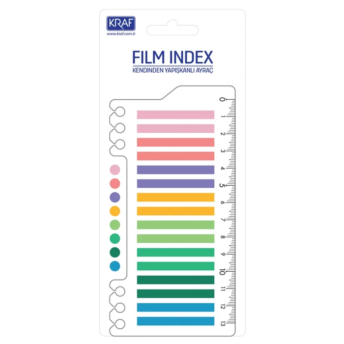 Supertrend Film Index Cetvelli Bright Color 16lı x 20 Sayfa
