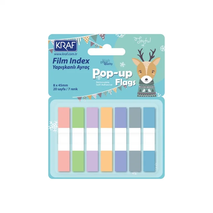 Supertrend Film Index Pastel Renkler 7 Renk x 25 Sayfa