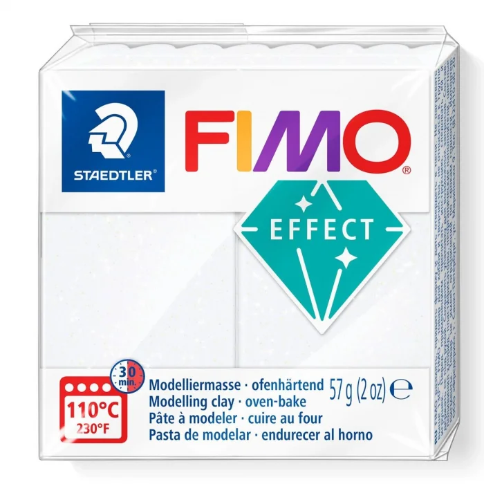 Supertrend Fimo Effect Polimer Kil 052 White (Simli)