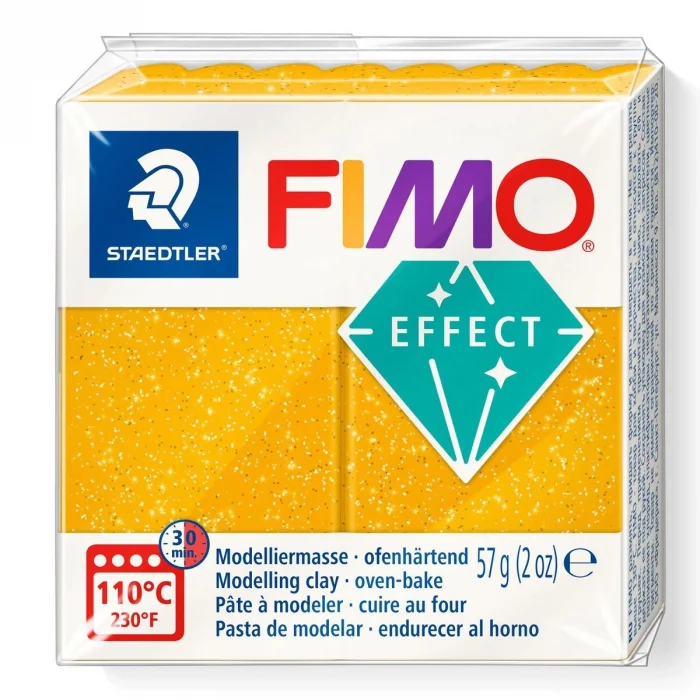 Supertrend Fimo Effect Polimer Kil 112 Gold (Simli)