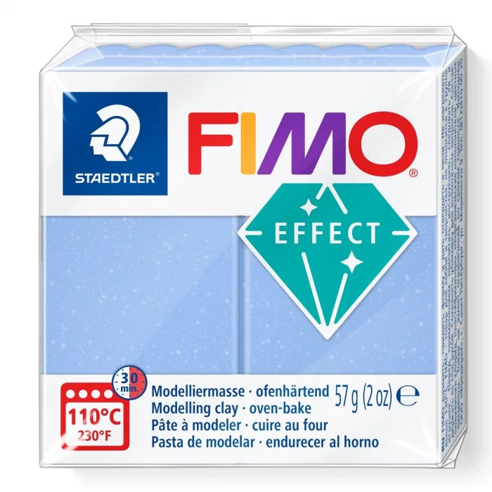 Supertrend Fimo Effect Polimer Kil 386 Blue Agate (Mücevher Renkleri)
