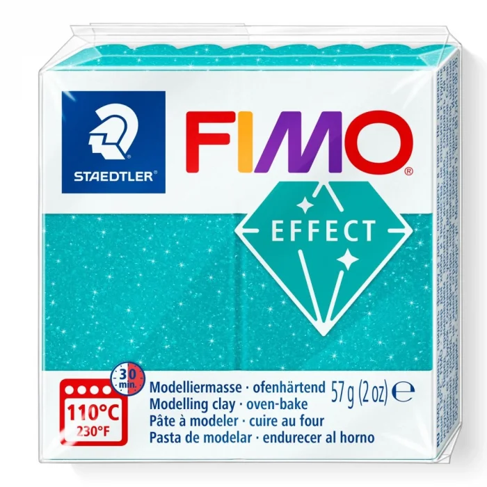 Supertrend Fimo Effect Polimer Kil 392 Galaxy Turquoise