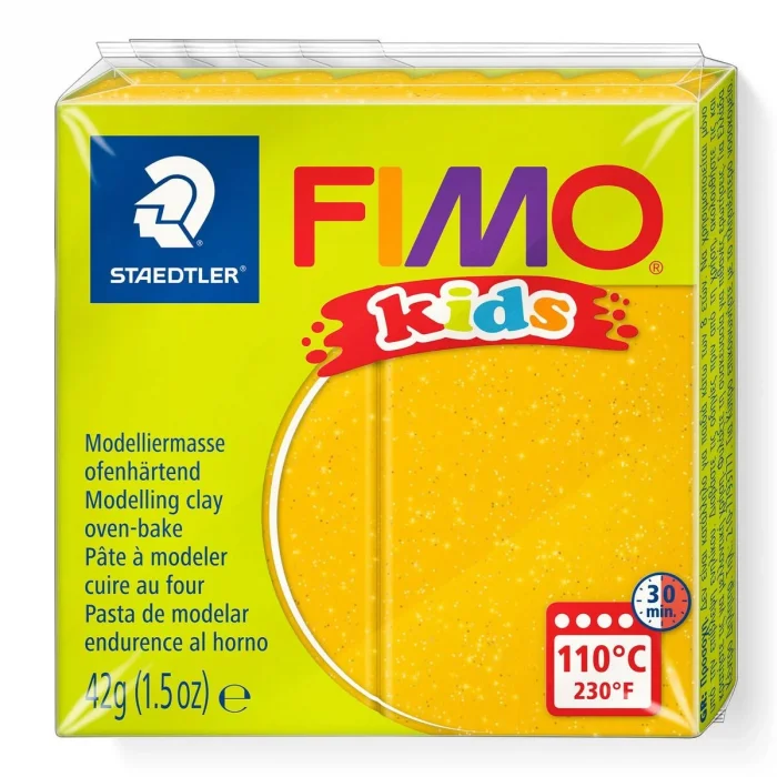 Supertrend Fimo Kids Yumuşak Polimer Kil 112 Glitter (Simli) Gold