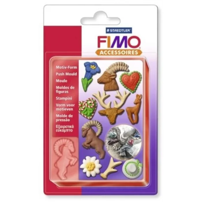 Supertrend Fimo Push Mould Esnek Silikon Polimer Kil Kalıbı ALP DAĞLARI