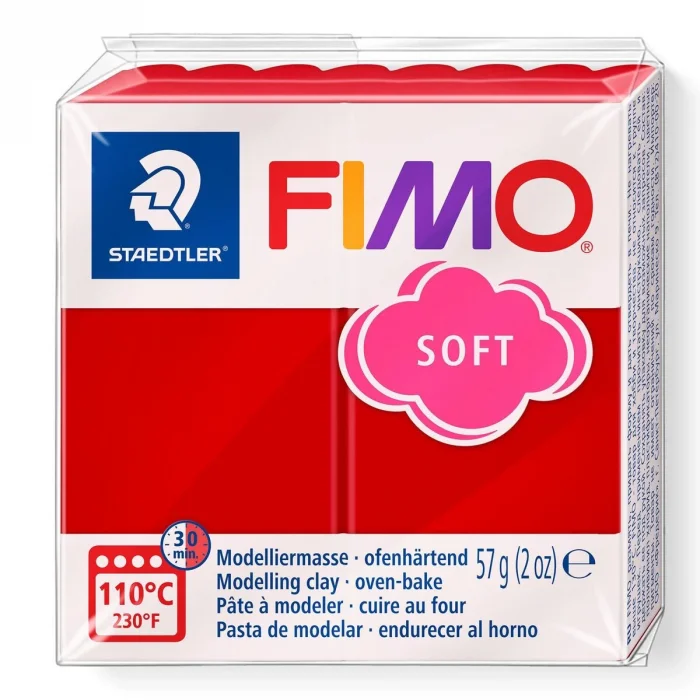 Supertrend Fimo Soft Polimer Kil 2 P Noel Kırmızı