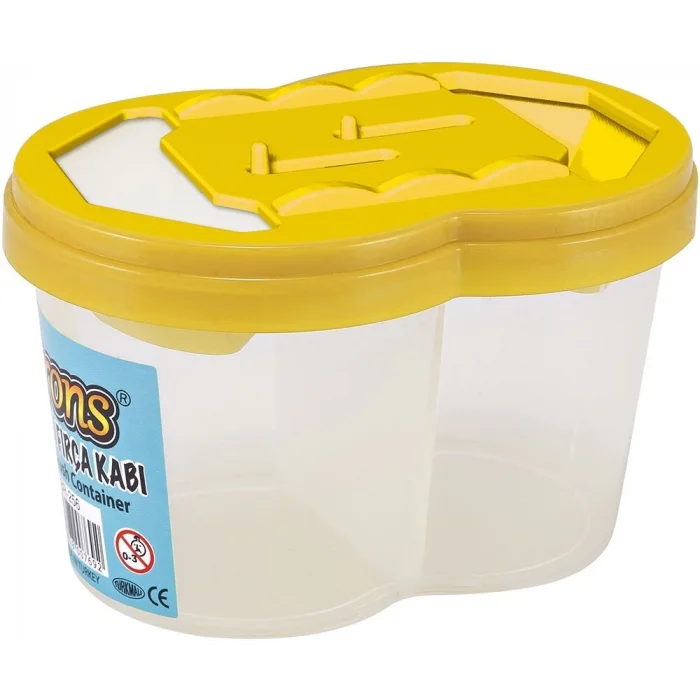 Supertrend Fırça Temizleme Su Kabı 2 Bölmeli