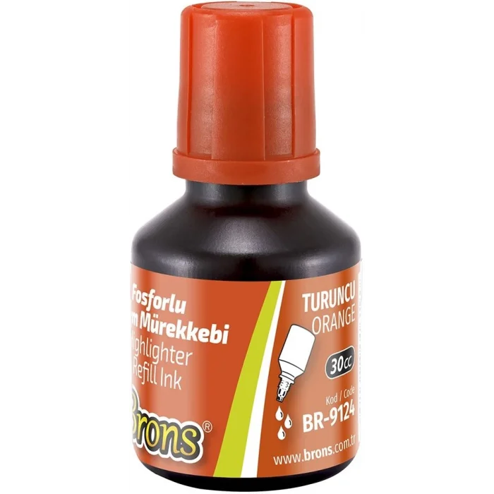 Supertrend Fosforlu Kalem Mürekkebi 30 cc. Turuncu