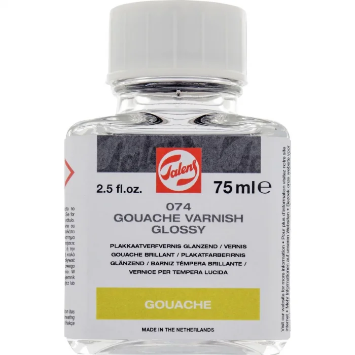Supertrend Gouache Varnish Glossy 074 Parlak Guaj Boya Verniği 75 ml.