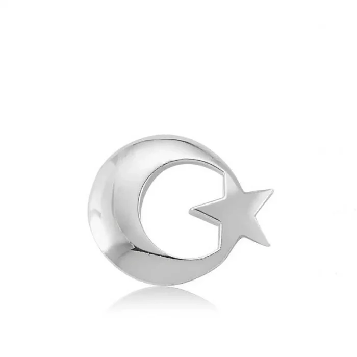 Supertrend Gümüş Ay Yıldız Rozet