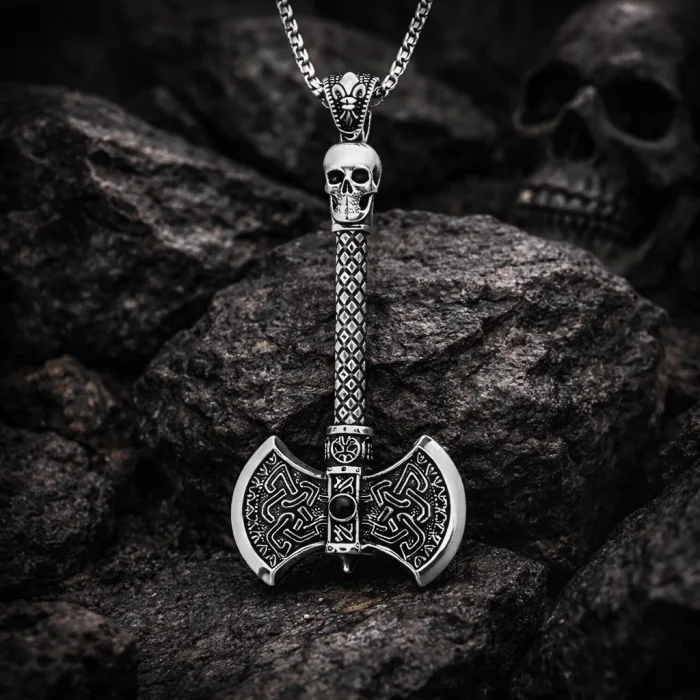 Supertrend Gümüş Balta Erkek Kolye