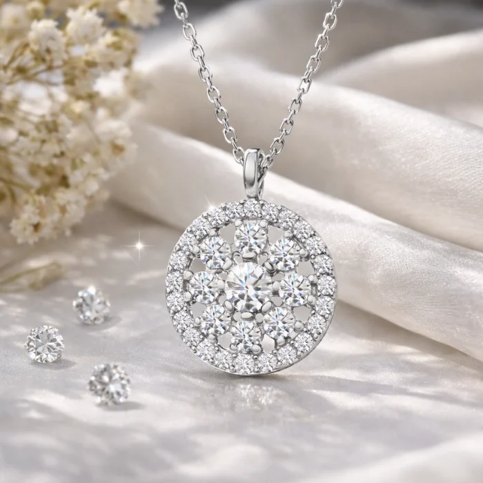 Supertrend ​gümüş Çiçek Kadın Kolye