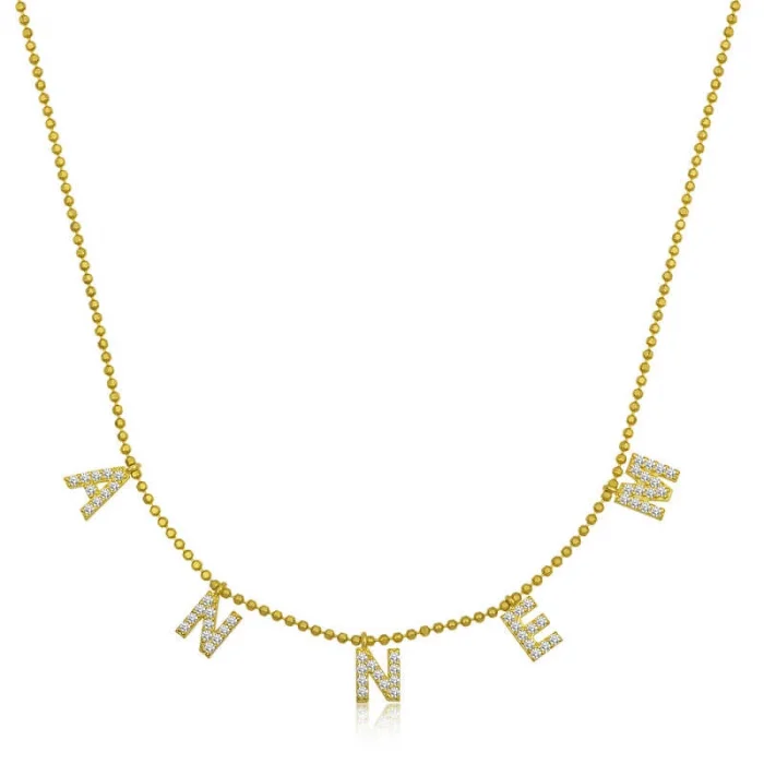 Supertrend ​gümüş Gold Annem Yazılı Bayan Kolye