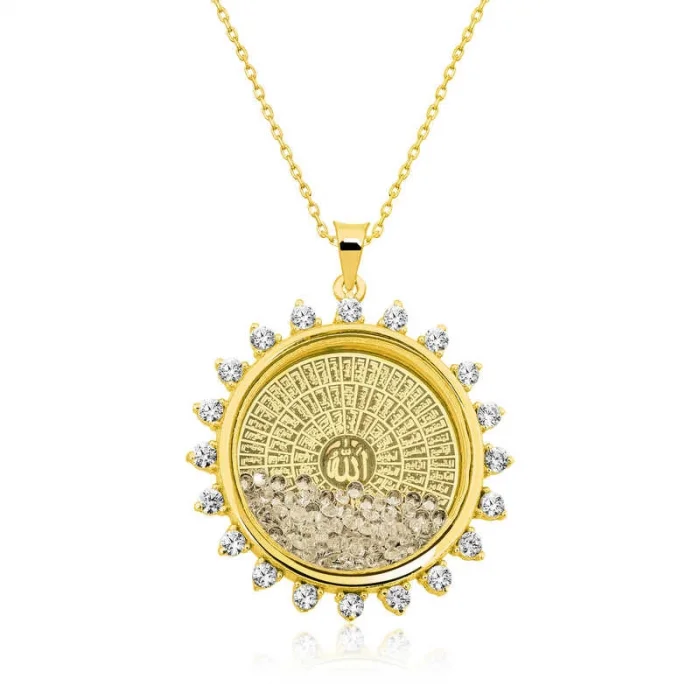 Supertrend Gümüş Gold Esmaül Hüsna Bayan Kolye
