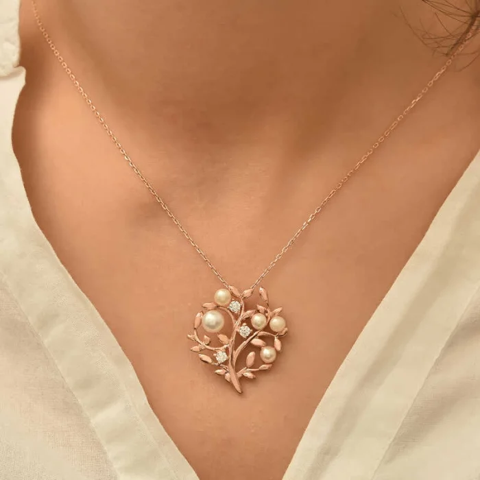 Supertrend Gümüş Hayat Ağacı Bayan Kolye