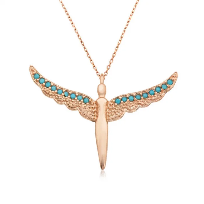 Supertrend Gümüş Kanatlı Melek Bayan Kolye