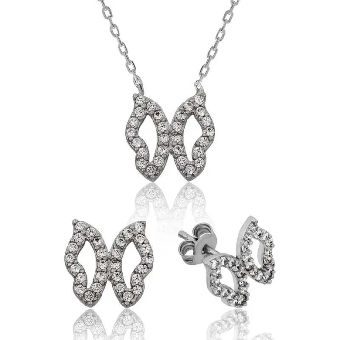 Supertrend Gümüş Kelebek Bayan Set